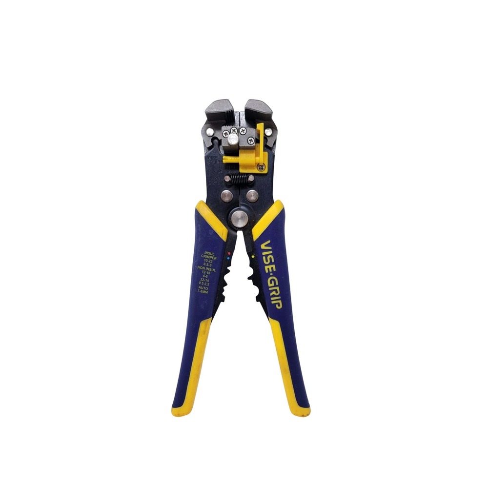 Irwin Vise-Grip Self-Adjusting Wire Strippers 10-24 AWG Pliers Insul Crimper